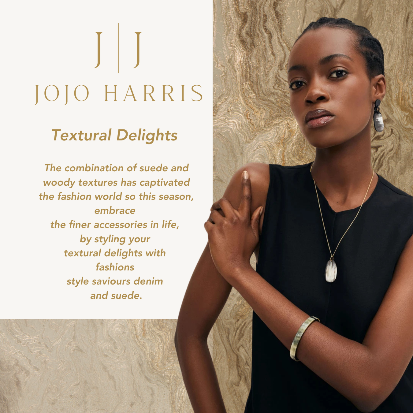 Textural Delights - Which Jewellery to Wear with Denim & Suede