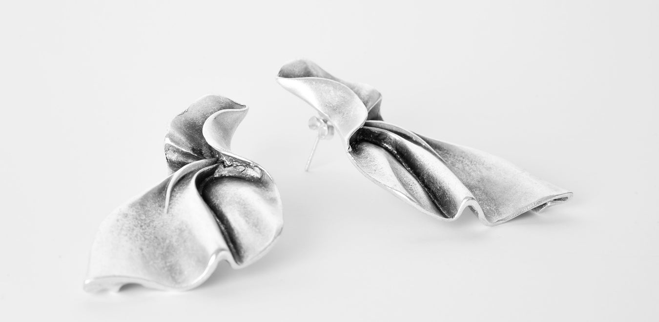 Solely Silver collection, Penny butterfly silver earring