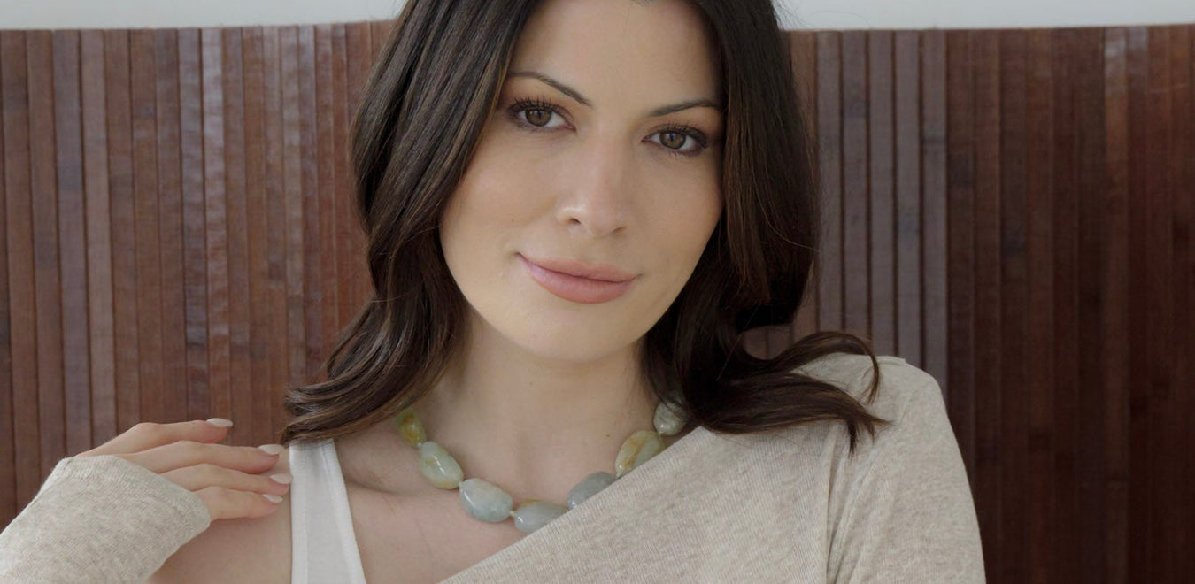 One of one, Aliana aquamarine necklace