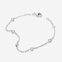 Antonia Silver Diamond Look Bracelet