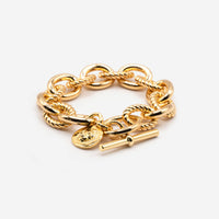 Manon 18crt Gold Plated Link Bracelet