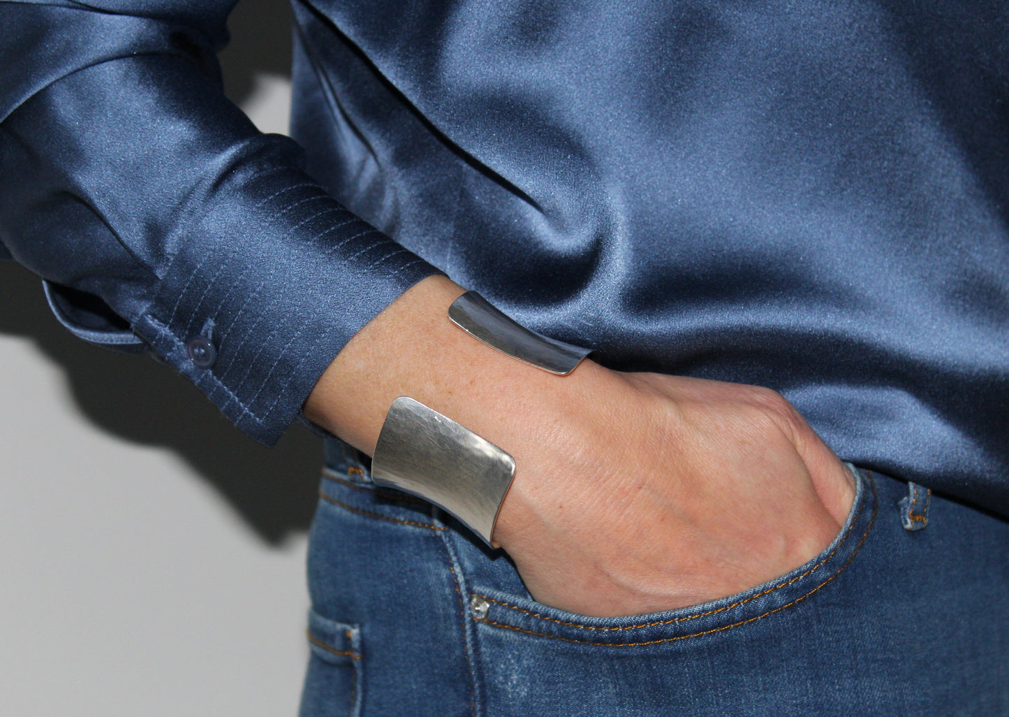 Clemancy Handmade Sterling Silver Cuff