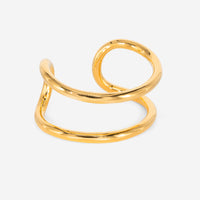 Margot 18crt Gold Plated Open Cuff