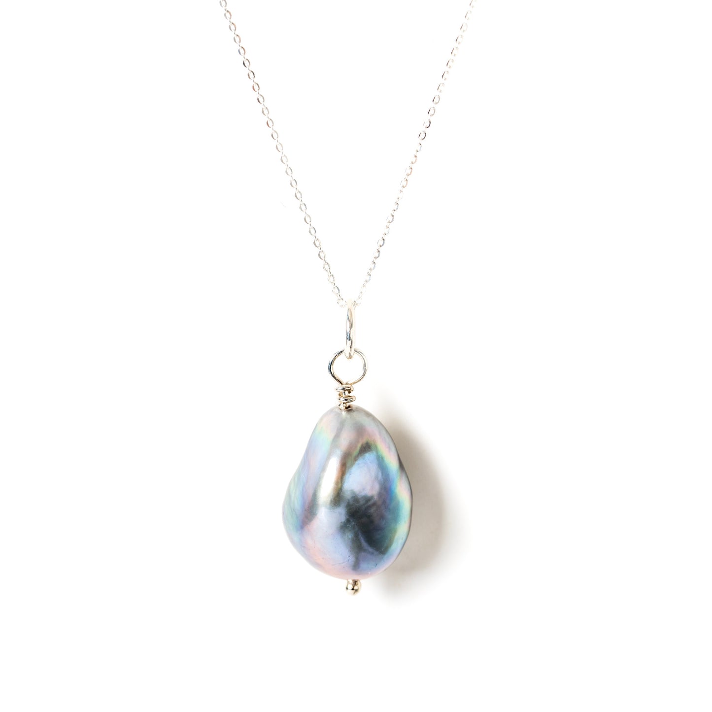 Andrea Baroque Grey Pearl necklace